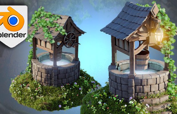 Stylized 3D Environments with Blender 4 Geometry Nodes By 3D Tudor