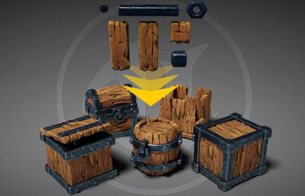 Stylized Modular Game Ready Assets By Odin Fernandez