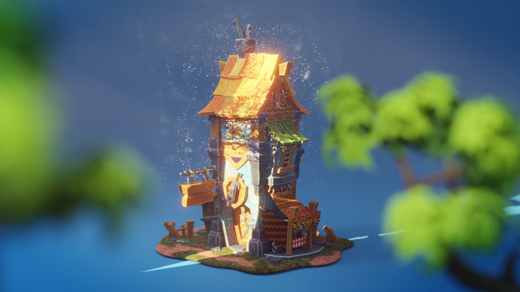 Texturing & Cinematic Lighting and Compositing in Blender By Art Studio313