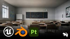 Udemy – Unreal Engine 5, Blender – Creating a Classroom Environment