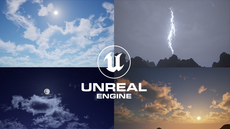 Unreal Engine 5:One Course Solution For Sky & Weather System By Vince Petrelli