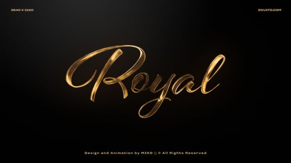 Videohive Gold Logo Intro 57798767
