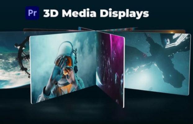 Videohive 3D Media Displays for Premiere Pro