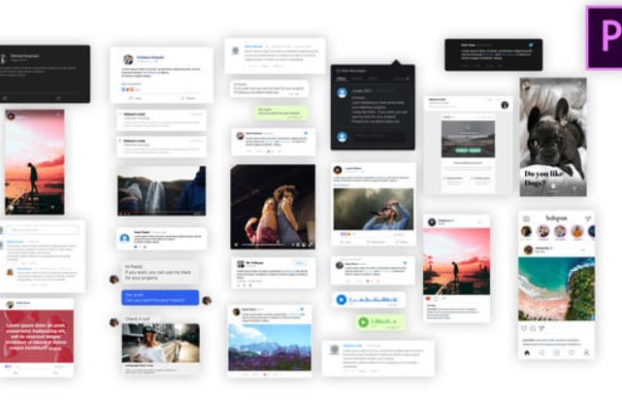 Videohive Animated Social Media Posts