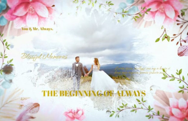 Videohive Blooming Love – Wedding Slideshow For After Effects