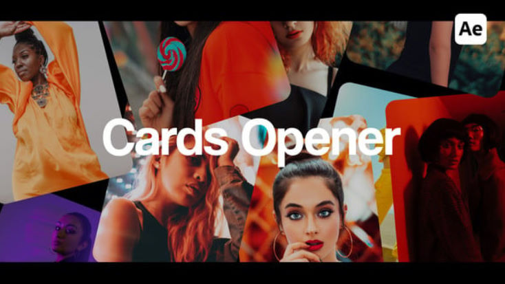 Videohive Cards Opener For After Effects