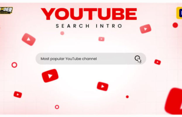 Videohive Clean Youtube Search Intro