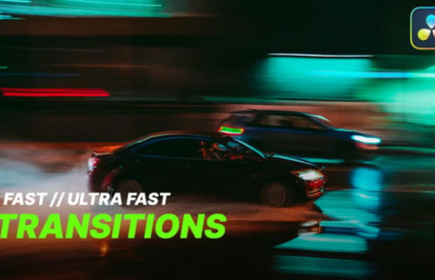 Videohive Ultra Fast Transitions for Davinci Resolve