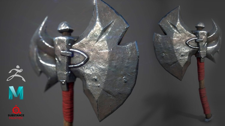 Weapon Modeling & Texturing For Game for Absolute Beginners By Nalini Kanta Jena
