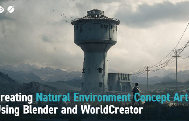 Wingfox – Creating Natural Environment Concept Art Using Blender and World Creator