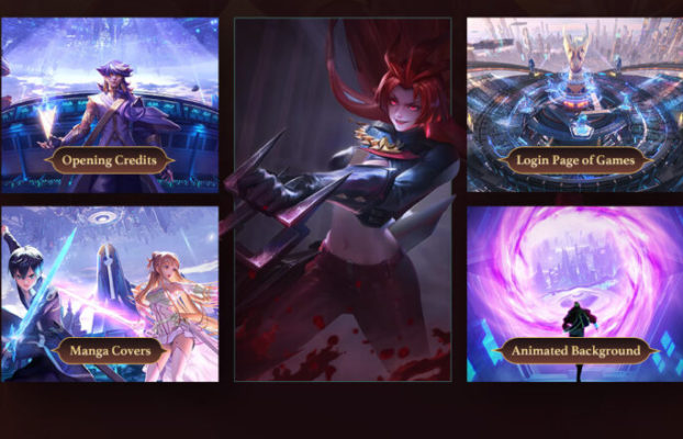 Wingfox – Character Key Visual of MOBA Games and Card Games with AE and Spine with Xiao Qi