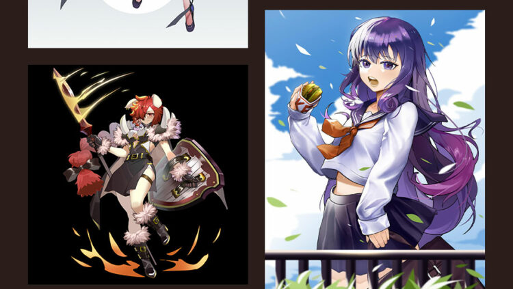 Wingfox – Electric Guitar Girl – The Whole Process of Creating a Japanese Character