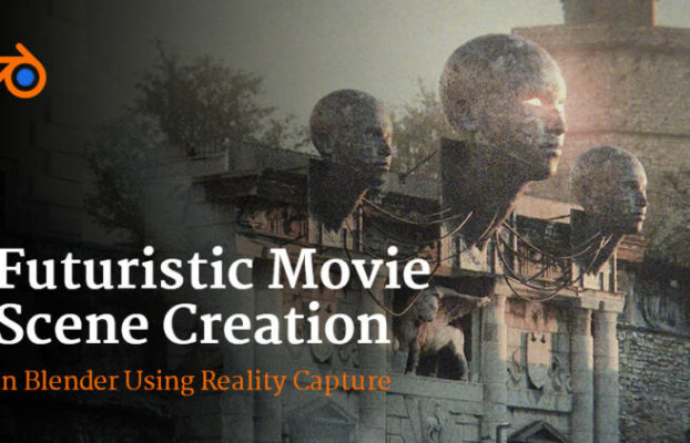 Wingfox – Futuristic Movie Scene Creation in Blender Using Reality Capture (2023) with Sime Bugarija