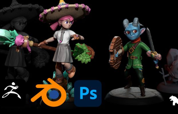 ZBrush: Beginner to Advanced Course on Three Miniatures By Leartes Studios