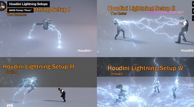 Gumroad – Houdini All combined Lightning Setups