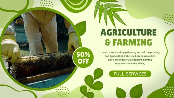 Videohive Agriculture Farming Slideshow 57934652