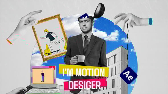 Videohive Collage Portfolio Promo