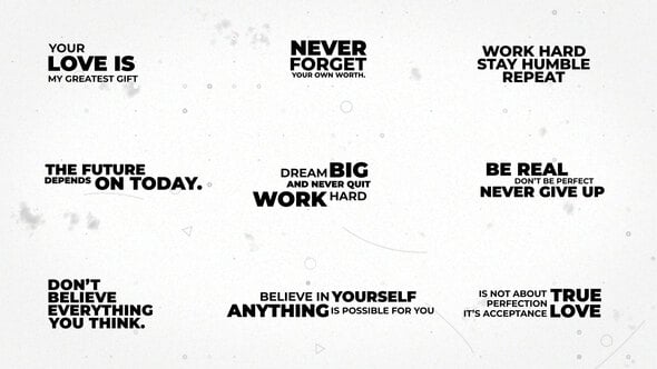 Videohive Minimal Titles | AE 58014812