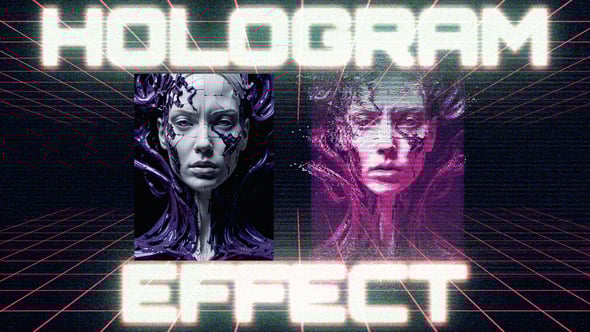 Videohive Cinematic Hologram Effect