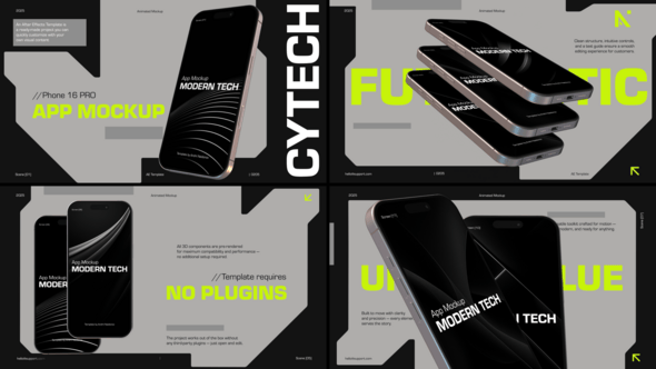 Videohive Modern App Demo | Phone 16 Pro