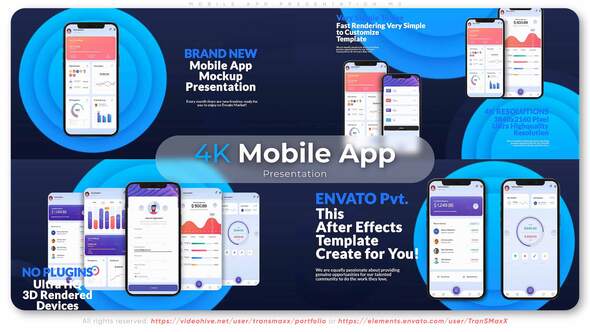 Videohive Mobile App Presentation M2