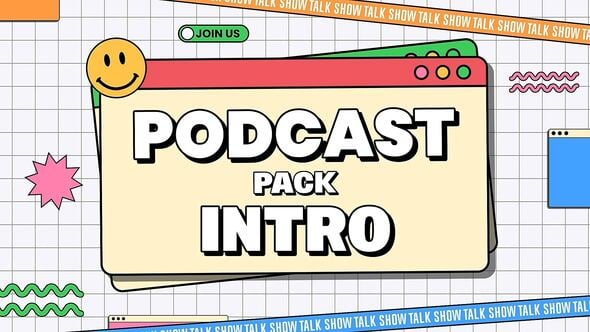 Videohive Podcast Pack Slideshow