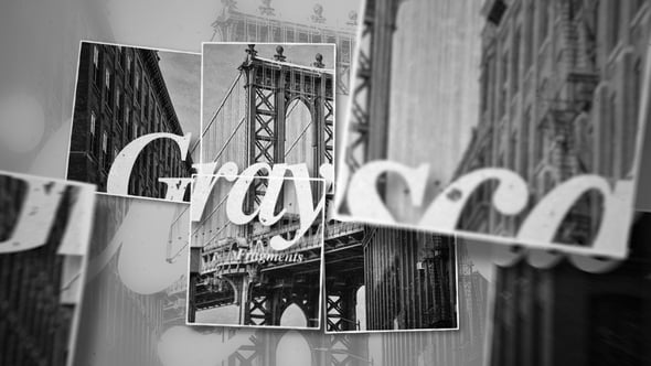 Videohive Grayscale Urban Frames