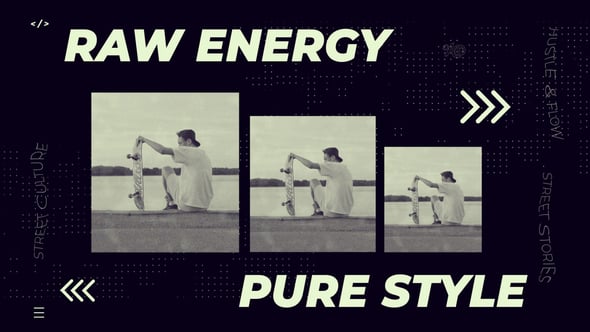 Videohive Black & White Urban Opener