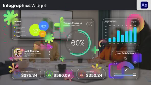 Videohive Infographic Widgets 57964528