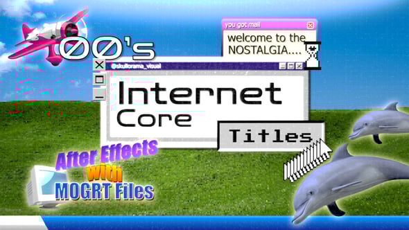 Videohive 00s Internet Core Titles