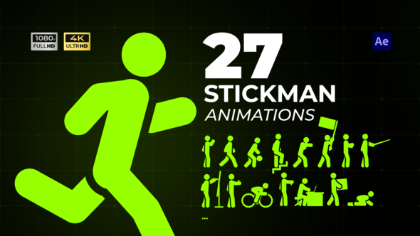 Videohive Stickman Motion Pack