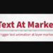 Aescripts Text At Marker v1.3.0