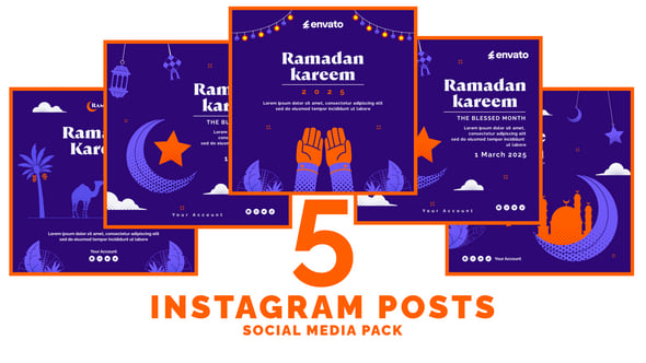 Videohive Ramadan post Pack