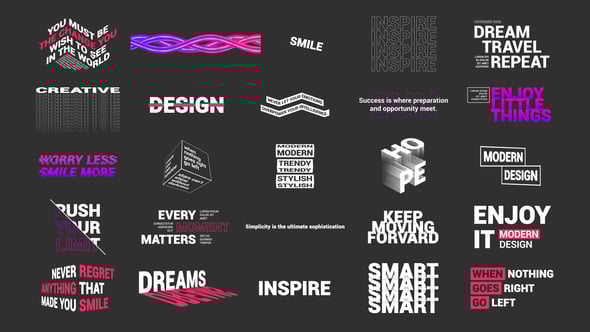 VideoHive Modern Titles