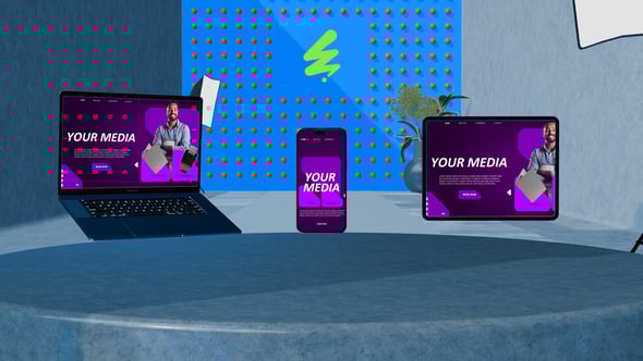 Videohive Dynamic 3D Device Mockup