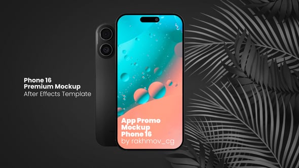 Videohive App Promo Mockup Phone 16