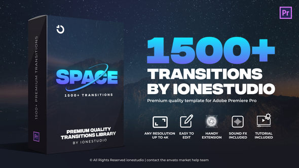 AtomX 1500+ Transitions for Premiere Pro