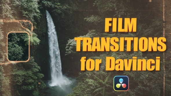 VideoHive 25 FILM TRANSITIONS for Davinci Resolve