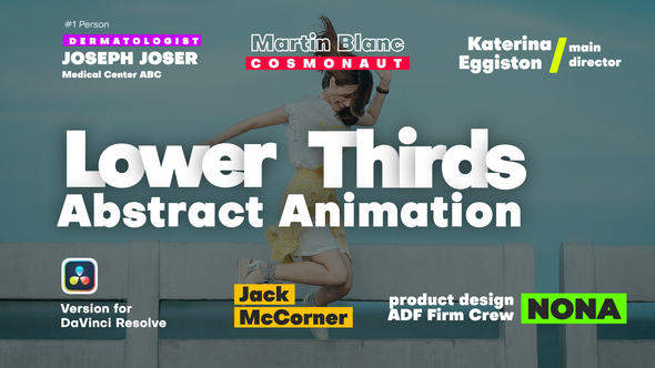 VideoHive Abstract Lower Thirds Animation | DaVinci Resolve