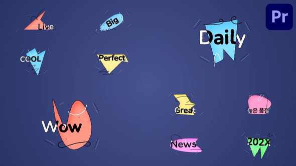 VideoHive Abstract Shapes Titles for Premiere Pro