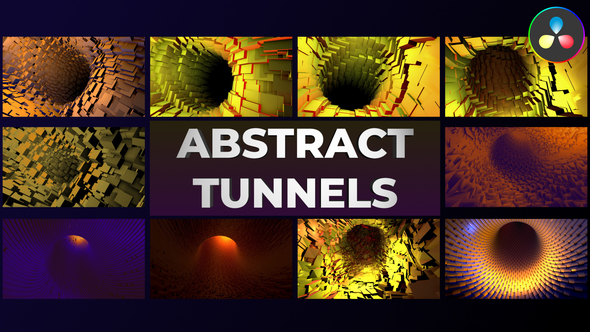 VideoHive Abstract Tunnels for DaVinci Resolve