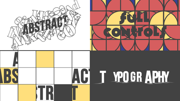 VideoHive Abstract Typography