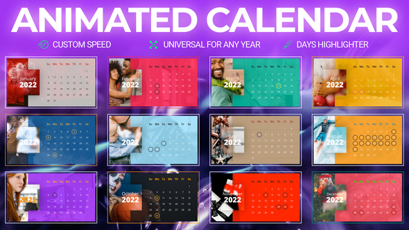 VideoHive Animated Calendar Kit