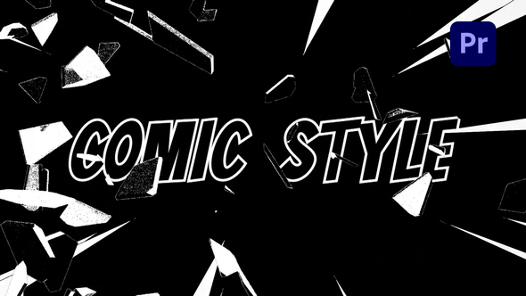 VideoHive Award Comic Logo Reveal
