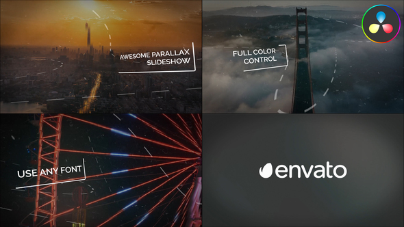 VideoHive Awesome Parallax Slideshow for DaVinci Resolve