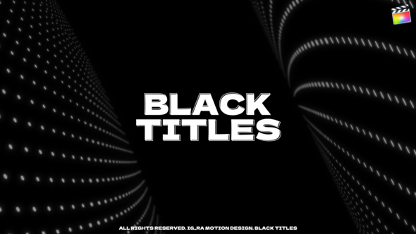 VideoHive Black Titles | FCPX