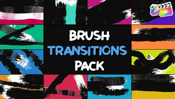 VideoHive Brush Transition Pack for FCPX
