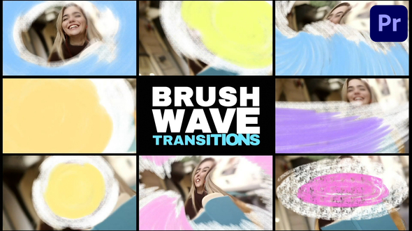 VideoHive Brush Wave Transitions for Premiere Pro