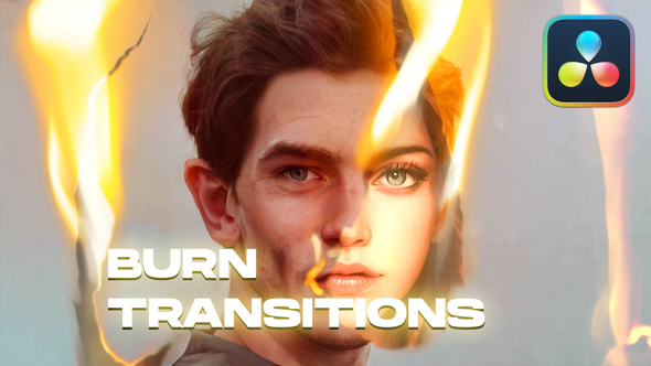VideoHive Burn Transitions | DaVinci Resolve
