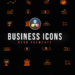 VideoHive Business Neon Icons 47399950